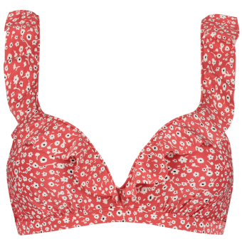 Ditsy Flowers Plunge Bikinitop