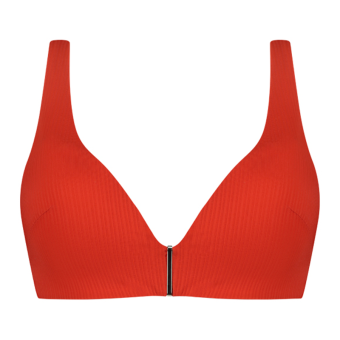 Fiery Red Padded Bikinitop
