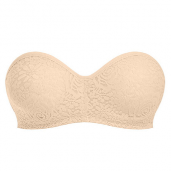 Halo Lace Strapless BH
