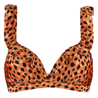 Leopard Spots Plunge Bikinitop