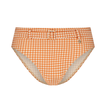 Pied de Poule High Waist Bikinibroekje