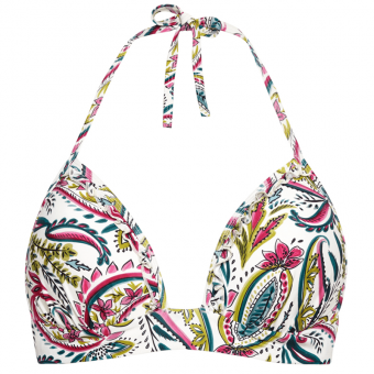 Wajang Floral Triangle Bikinitop