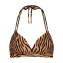 Beachlife Soft Zebra Padded Triangle Bikinitop
