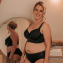 Annadiva Lingerie Première Longline BH Jet Black 