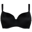 Annadiva Lingerie Première Hartvorm BH Jet Black 