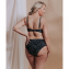 Annadiva Swim Dots of Summer Beugel Bikinitop Black