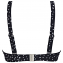Annadiva Swim Dots of Summer Voorgevormde Balconette Bikinitop Black