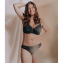 Annadiva Swim Dots of Summer Voorgevormde Balconette Bikinitop Black