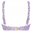 Annadiva Swim Leo Bralette Bikinitop Lilac