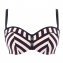 Panache Lucille Bandeau Bikinitop Navy Stripes