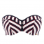 Panache Lucille Bandeau Bikinitop Navy Stripes