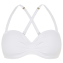 Beachlife White Padded Bandeau Bikinitop