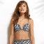 Watercult Ikat Edit Voorgevormde Bikinitop Canvas Soft-Black