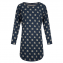 Charlie Choe Far Far East Nachthemd Met Lange Mouwen Navy