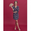 Charlie Choe Happy Life Nachthemd Met Lange Mouwen Navy