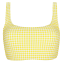 Annadiva Swim Checky Bralette Bikinitop Citron