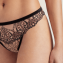 Aubade Coeurs Enlaces String Serenade Black