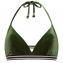 Beachlife Cypress Padded Triangle Bikinitop Velvet Green