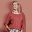 Essenza Donna Uni Pyjamashirt Marsala