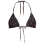 Watercult Eclectic Flames Triangle Bikinitop Burned Black