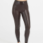 Spanx Faux Leather Croc Legging Brown