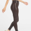 Spanx Faux Leather Croc Legging Brown