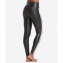 Spanx Faux Leather Side Stripe Legging Very Black