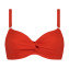Beachlife Fiery Red Bandeau Bikinitop