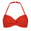 Beachlife Fiery Red Bandeau Bikinitop