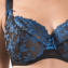 Aubade Femme Charmeuse Full Cup BH Blue Velvet