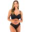 Fantasie Fusion Lace Brazilian String Black