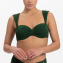 Beachlife Green Embroidery Multiway Bikinitop Groen