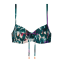 Cyell Ikat Teal Beugel Bikinitop 