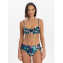 Cyell Ikat Teal Beugel Bikinitop 