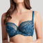 Panache Jasmine Balconette BH Botanical Teal