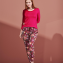 Essenza Jules Scarlett Pyjamabroek Wine Red