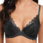 Wacoal Lace Perfection Push-up BH Charcoal