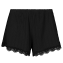 Annadiva Nachtmode Lacy Black Short