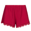 Annadiva Nachtmode Lacy Red Short