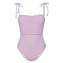 Beachlife Lilac Check Badpak