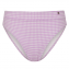 Beachlife Lilac Check High Waist bikinibroekje