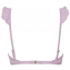 Beachlife Lilac Check Plunge Bikinitop