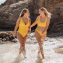 Annadiva Swim Mango Paradise Bralette Bikinitop Yellow
