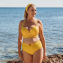 Annadiva Swim Mango Paradise High Waist Bikinibroekje Yellow