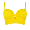 Annadiva Swim Mango Paradise Longline Bikinitop Yellow