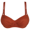 PrimaDonna Swim Manuia Voorgevormde Balconette Bikinitop Burnt Amber