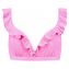 Beachlife Melon & Pink Plunge Bikinitop