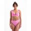 Beachlife Melon & Pink Plunge Bikinitop