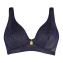 Annadiva Swim Midnight Sparkle Plunge Bikinitop Navy