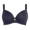 Annadiva Swim Midnight Sparkle Voorgevormde Balconette Bikinitop Navy